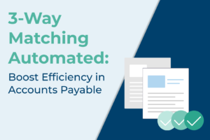 3-way matching automated