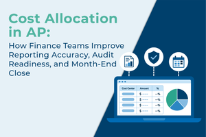 graphic illustrating cost allocation in accounts payable