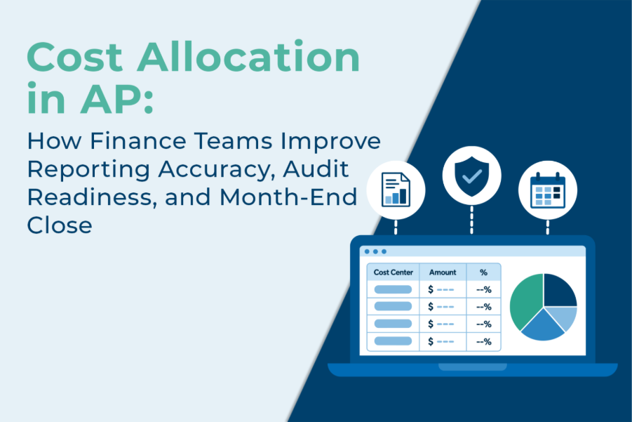 graphic illustrating cost allocation in accounts payable